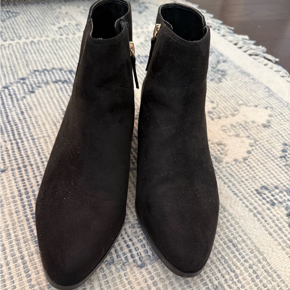 J. Crew Black Ankle Booties